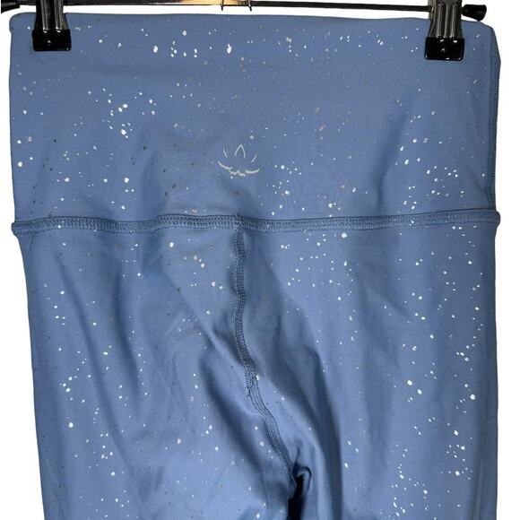 Beyond Yoga High Waist Alloy Ombre Midi Legging Serene Blue‎ Silver Small - Picture 6 of 11